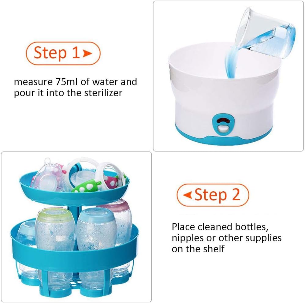 how to dry bottles after steam steriliser