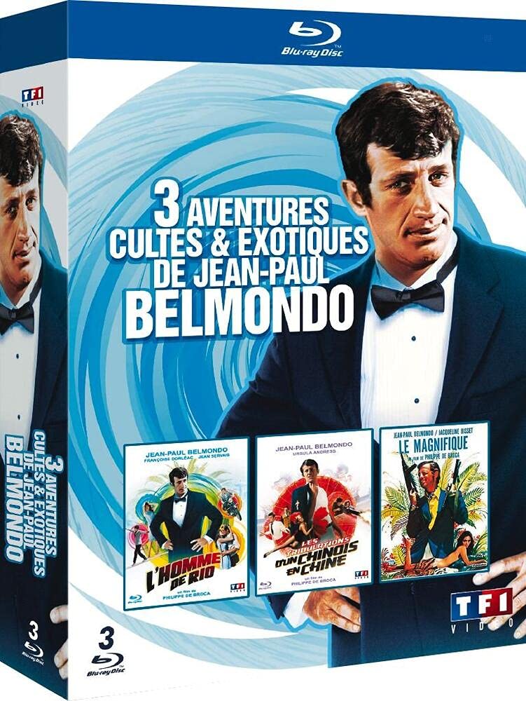 3 films cultes de Belmondo - Les tribulations d'un chinois en Chine +  L'homme de Rio + Le magnifique [Blu-ray]: 3384442259156: Amazon.com: Books