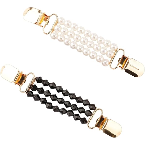 Clips Rétro Pour Châle Ou Cardigan - Argenté - Alliage De Zinc - 4,3x1,5 Pouces