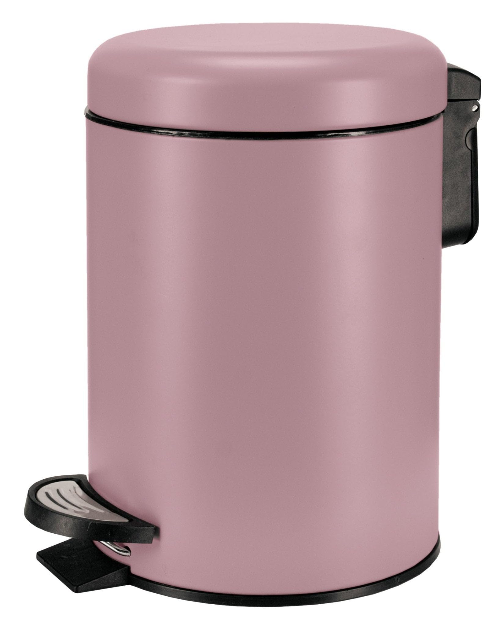 Kleine Wolke One 8058431858 Cosmetic Bin Stainless Steel/PP with Carry Handle, Rouge, 3L Capacity