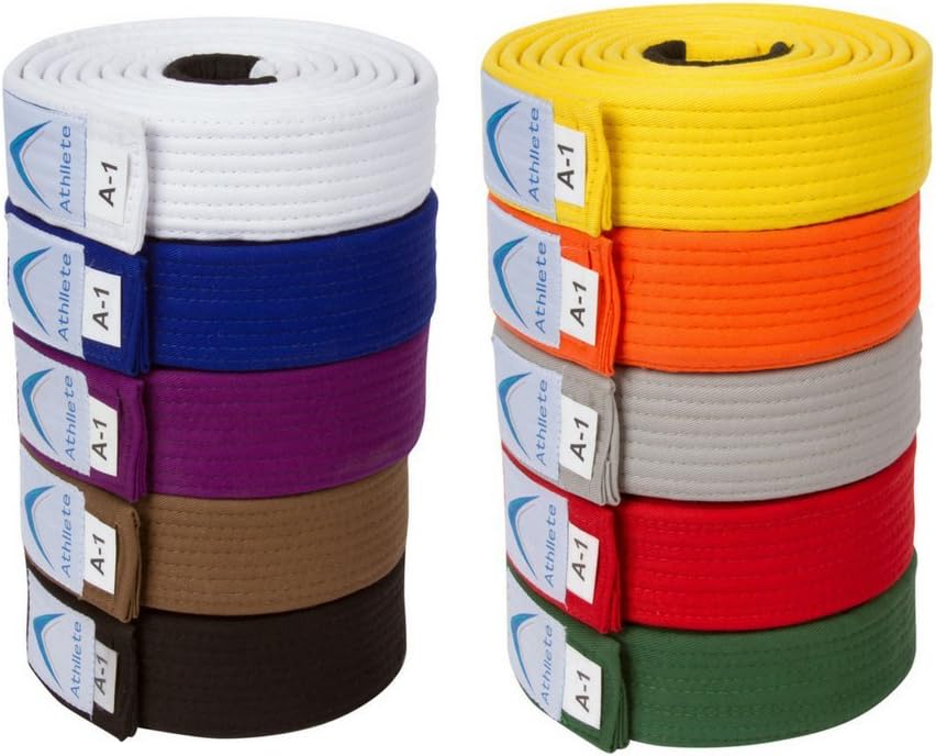 Athllete Jiu Jitsu Belt Suitable for Jiu Jitsu GI/BJJ GI/Jiujitsu GI