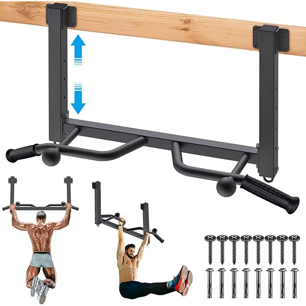 Free Standing Pull Up Bar Chinup Bar AmStaff Fitness Joist Mount
