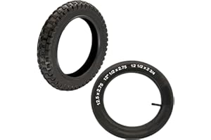 HAOFANG 12.5 x 2.75(12" 1/2 x 2.75 12 1/2 x 2 3/4) Tire & Inner Tube, Compatible with for Razor MX350 MX400 Dirt Rocket X-Treme X-560 Heavy Duty Scooter Tao Tao 47cc 49cc Kids Mini Pocket Dirt Pit Bike