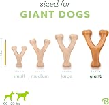 Benebone Indestructible Wishbone Dog Chew Toy Real Chicken Flavor Giant Breeds view 4