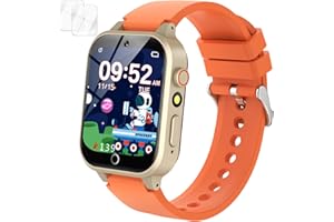 VAKZOVY Kids Smart Watch Girls Gift for Girls Aged 6-12, HD TouchScreen Kids Watch with 26 Games Video Camera Music Pedometer Audiostory Learn Card Educational Toys Birthday Gifts for Girls Ages 5 6 7 8 9