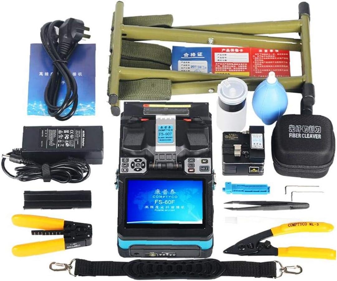 Empalmador de fusión de fibra óptica