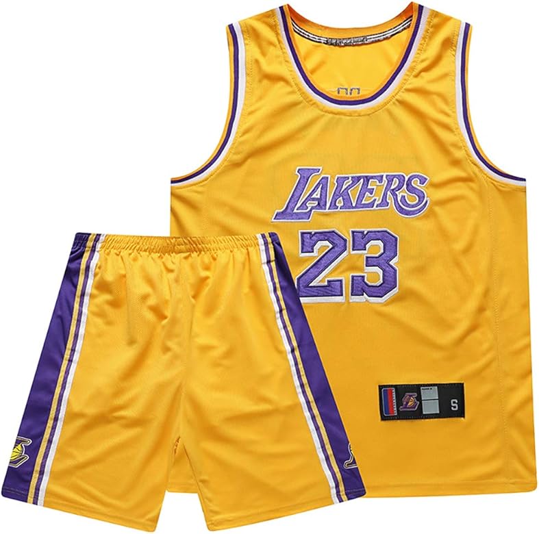 Amazon Co Jp Kidboy Men S Basketball Shorts Summer Jersey Sports Basketball Jersey Shorts Outfit Los Angeles Lakers Slibro Yelow Clothing Accessories