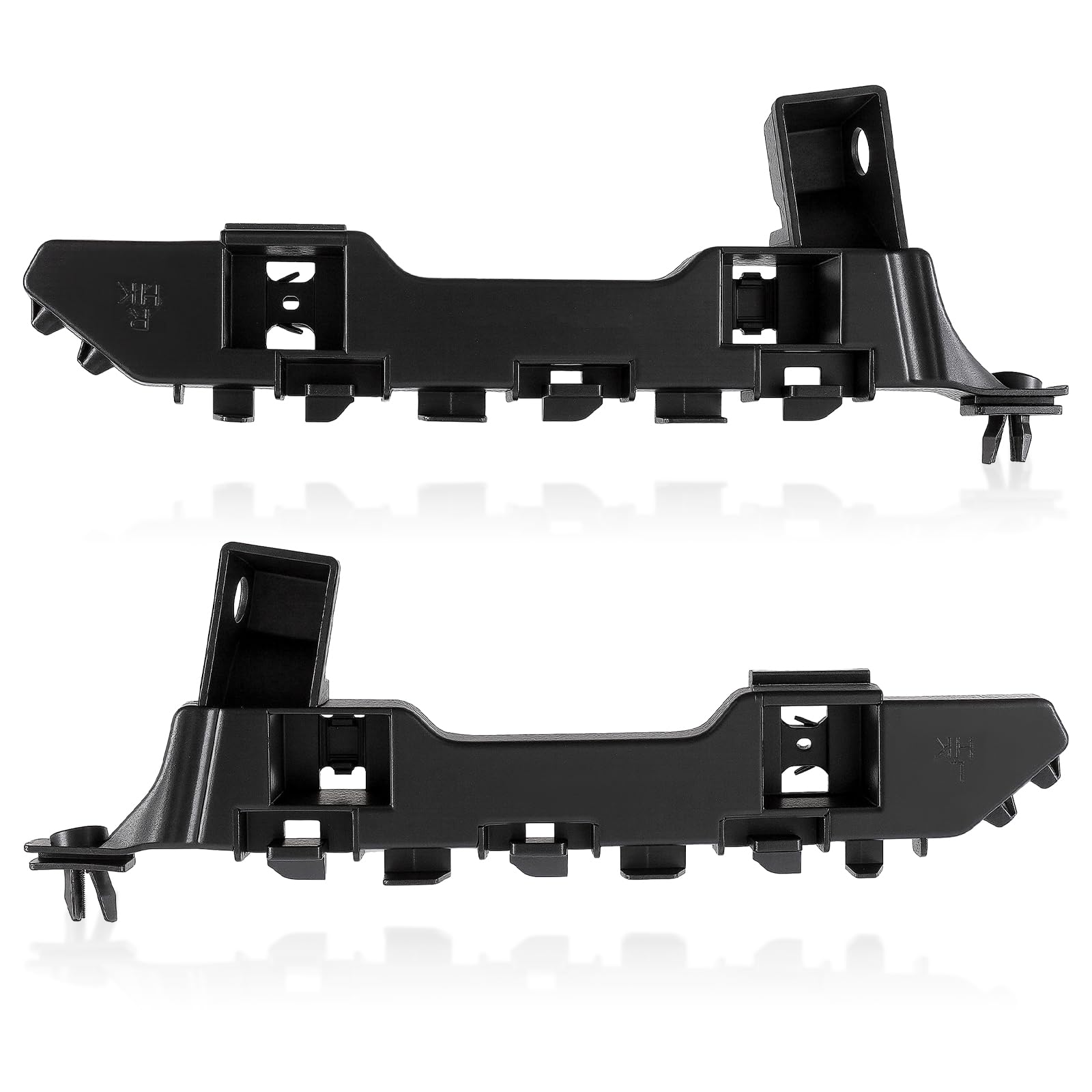 Photo 1 of CARBBIA Front Left and Right Side Bumper Brackets Compatible with Honda Accord 2018 2019 2020 2021 71193TVAA01 Bumper Retainer Brackets 71193-TVA-A01 71198TVAA01 71198-TVA-A01