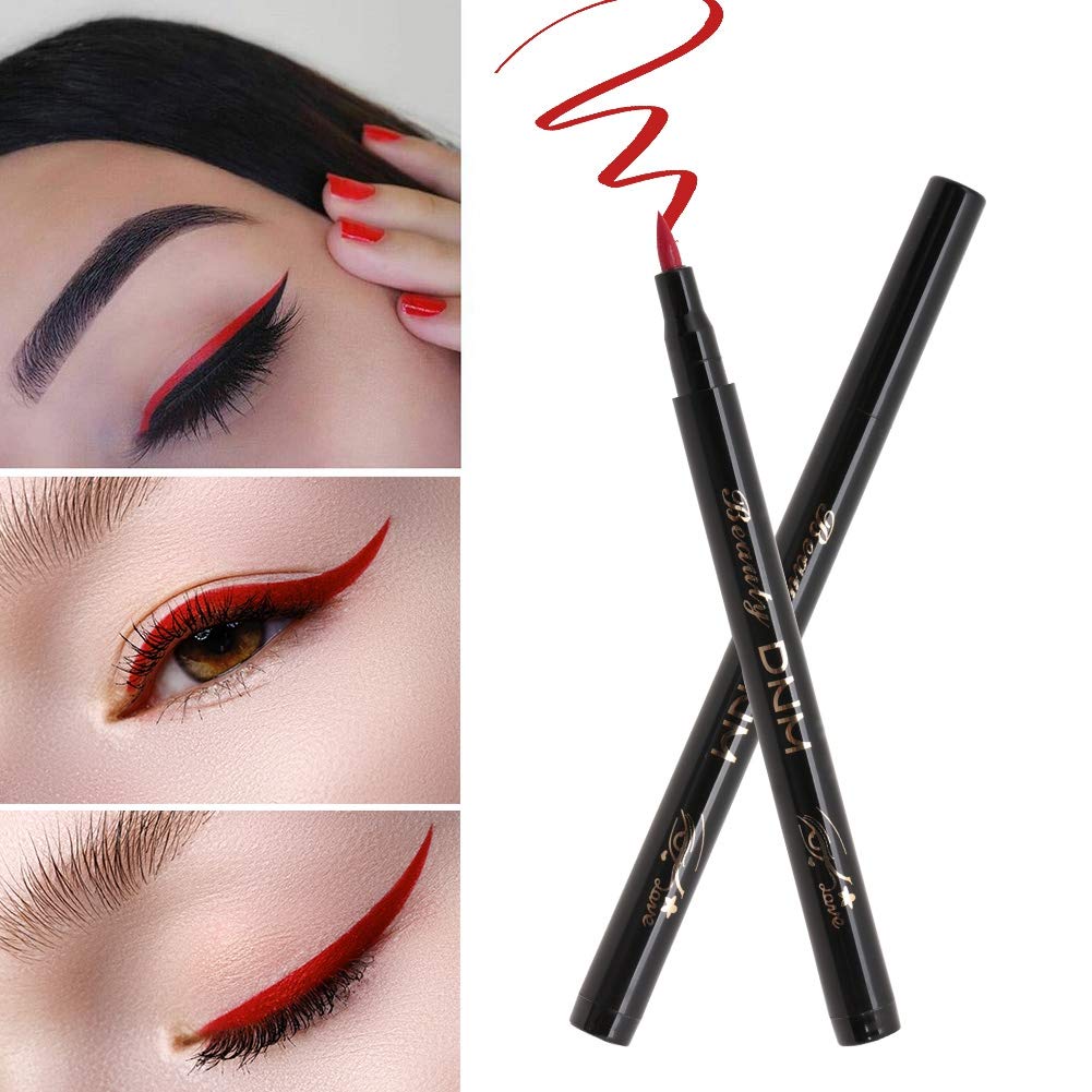 red liquid eyeliner