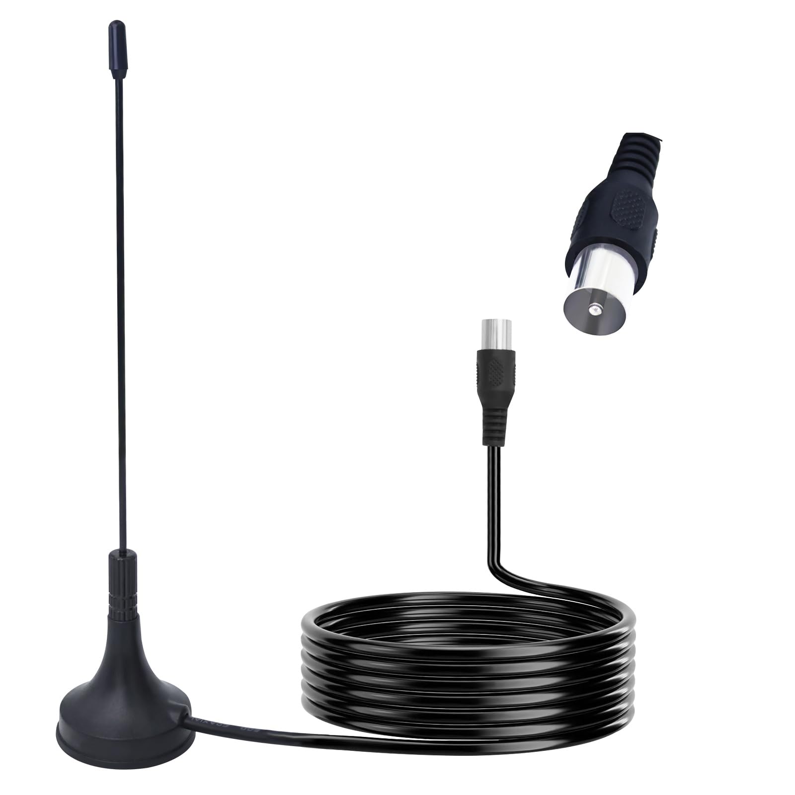 Portable Indoor/Outdoor Freeview TV Aerial - High-Performance Digital Antenna for USB TV Tuner [S167]