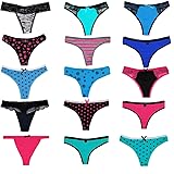 Womens Lace Underwear Thong Panties Cotton/Spandex