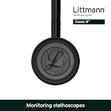 Littmann Classic III Monitoring Stethoscope Black Edition 27 inch 5803 view 4
