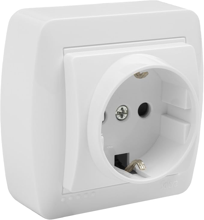 SOLERA MUR60U Base de Enchufe, 250 V, Blanco: Amazon.es: Bricolaje y herramientas