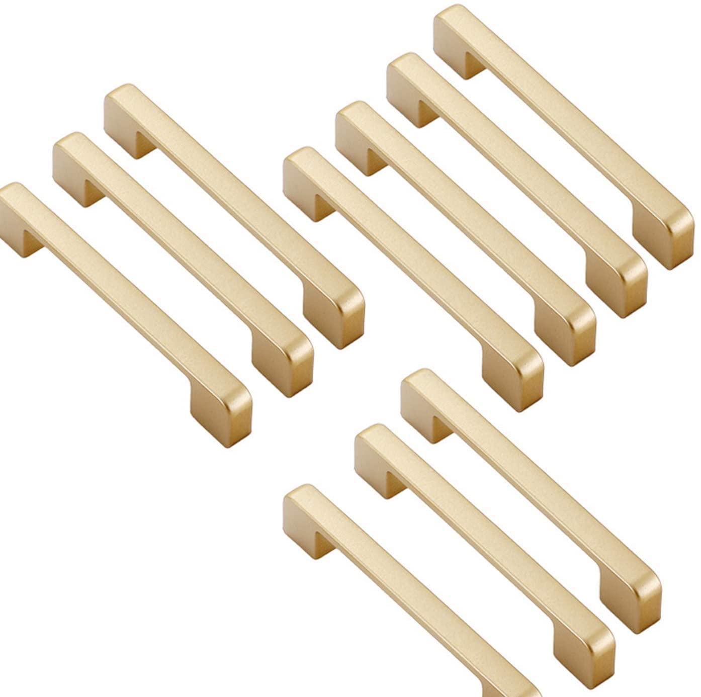MARGUERITE 10-Pack Gold Cabinet Pulls - 192mm Drawer Handles for Kitchen & Dresser