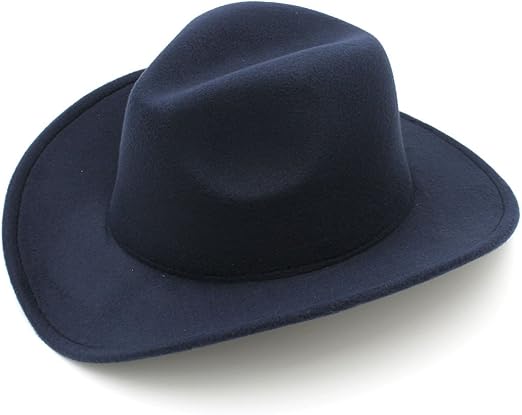 navy blue cowboy hat