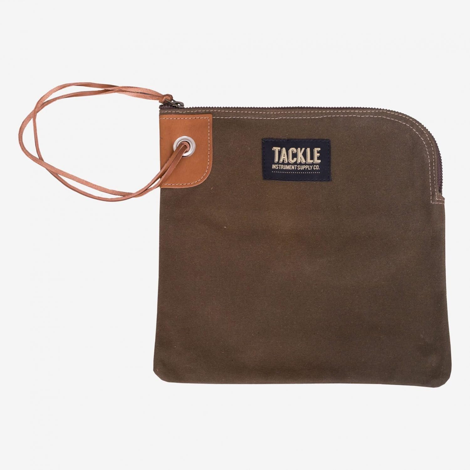 Tackle Zippered Accessory Bag - Brown