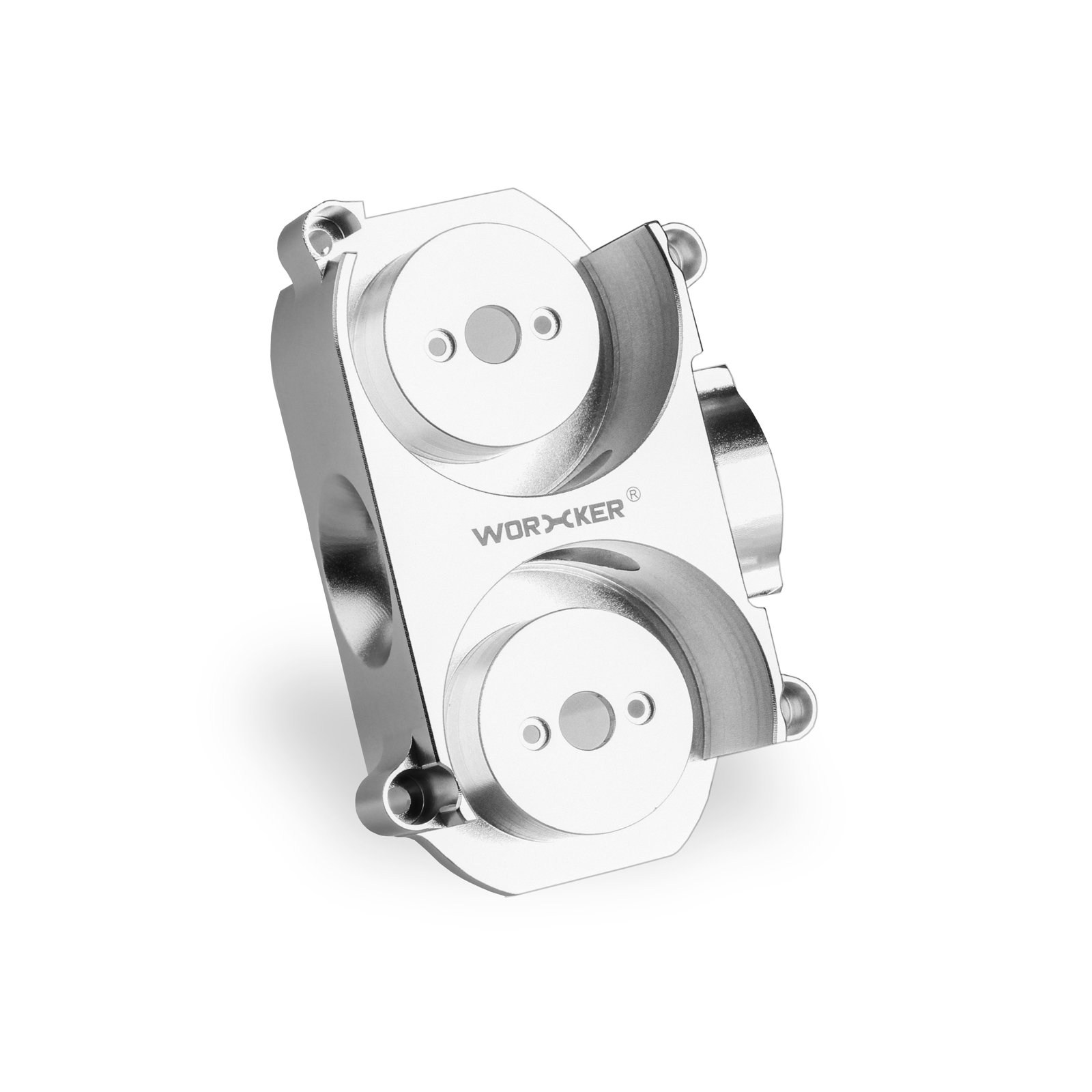 WORKERMod Flat Flywheel Chamber Cage Modification Kits for Nerf N-strike Elite Stryfe/Rapidstrike CS-18 Toy Colour Silver