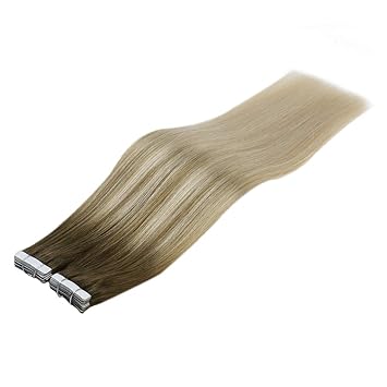 Amazon Com Sunny 24 Inch Blonde Balayage Tape In Hair Extensions