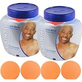 Clairmen 2 Large Jar Cream 500ml with 4 Exfoliating, cleansing Pads