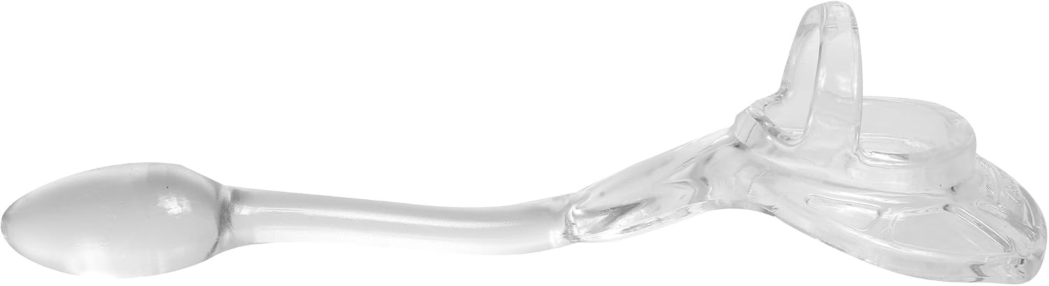 Perfect Fit Armour Tug Cockring Anal Lock Small Plug Clear, 22 cm