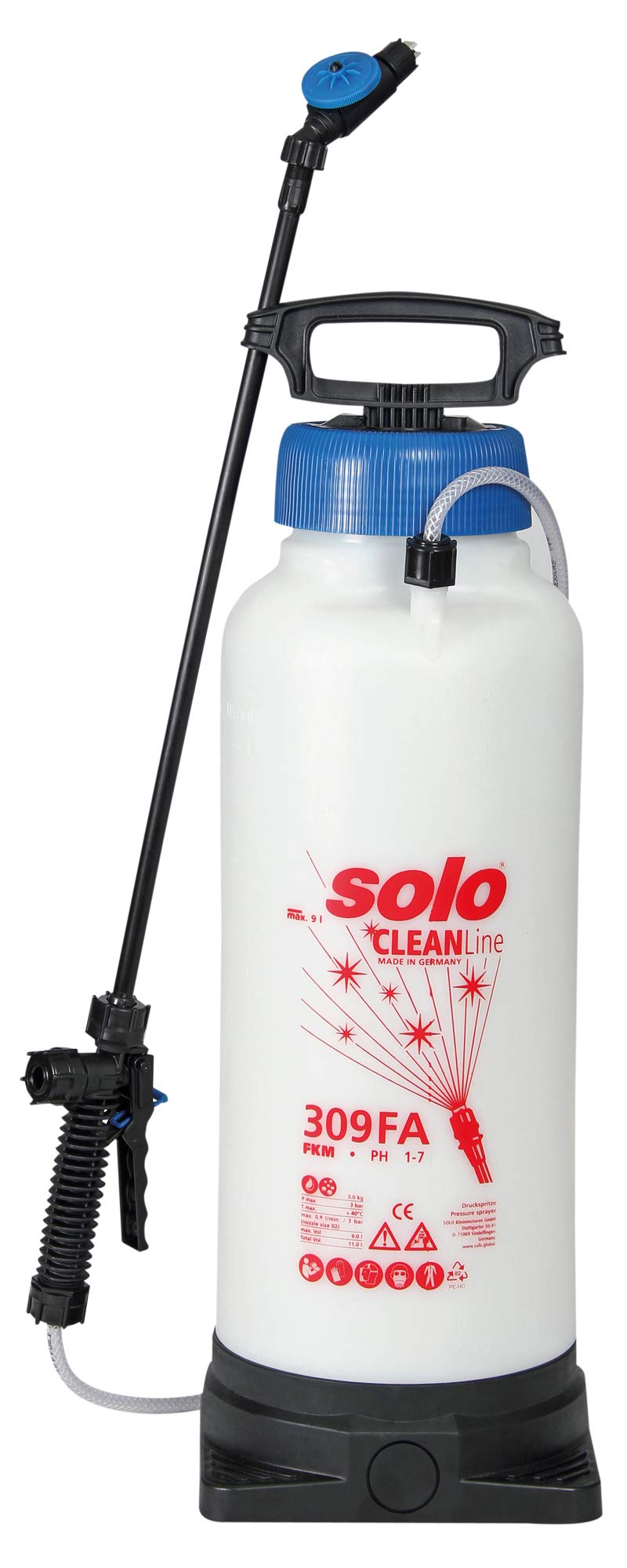 SOLO 30931 CleanLine acid-resistant foam sprayer with FKM seals