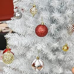 HOMCOM 6' Artificial Pencil Christmas Tree, Slim