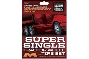 PEGASUS HOBBIES メビウスモデル(Mebius Model) MOE1017 MOE1017 1/25 Super Single Tractor Wheel & Tire Set