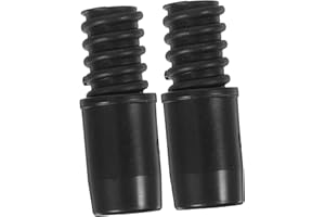 STAHAD Broom Handle Tip 2pcs Telescoping Pole Push Broom Handle Adapter Extension Pole Threaded End Connector Mop Head Tube