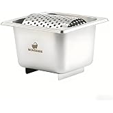 W WONSHARE Premium Butter Roller, Food-grade Stainless Steel Butter Dispenser for Bread, Large Capacity Butter Wheel, butter churner, butter slicer, butter slicer tool, Creative Butter Spreader