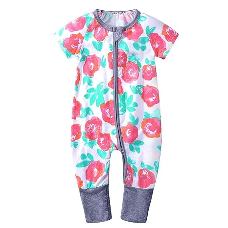 OSYARD Baby Strampler Spielanzug Jumpsuit,Neugeborenes Kleinkind Baby Jungen Mädchen Cartoon Print Strampler Overall Kleidung