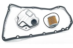 MTEYCEI RE0F10A RE0F10B JF011E Transmission Filter Oil Pan Gasket Kit Compatible with Nissan Rogue Select Sentra Replacement for Mitsubishi Lancer Outlander Sport for Caliber Compass Replaces 05191890AA
