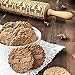 Christmas Wooden Rolling Pins,Engraved Embossing Rolling Pin with Christmas Deer Pattern for Baking Embossed Cookies,Rolling Pin Kitchen Tool 17inch (2 pack)