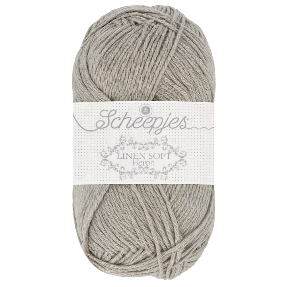 Scheepjes Linen Soft 50g - 619 Grijs Brei- en Haakgaren — image 1