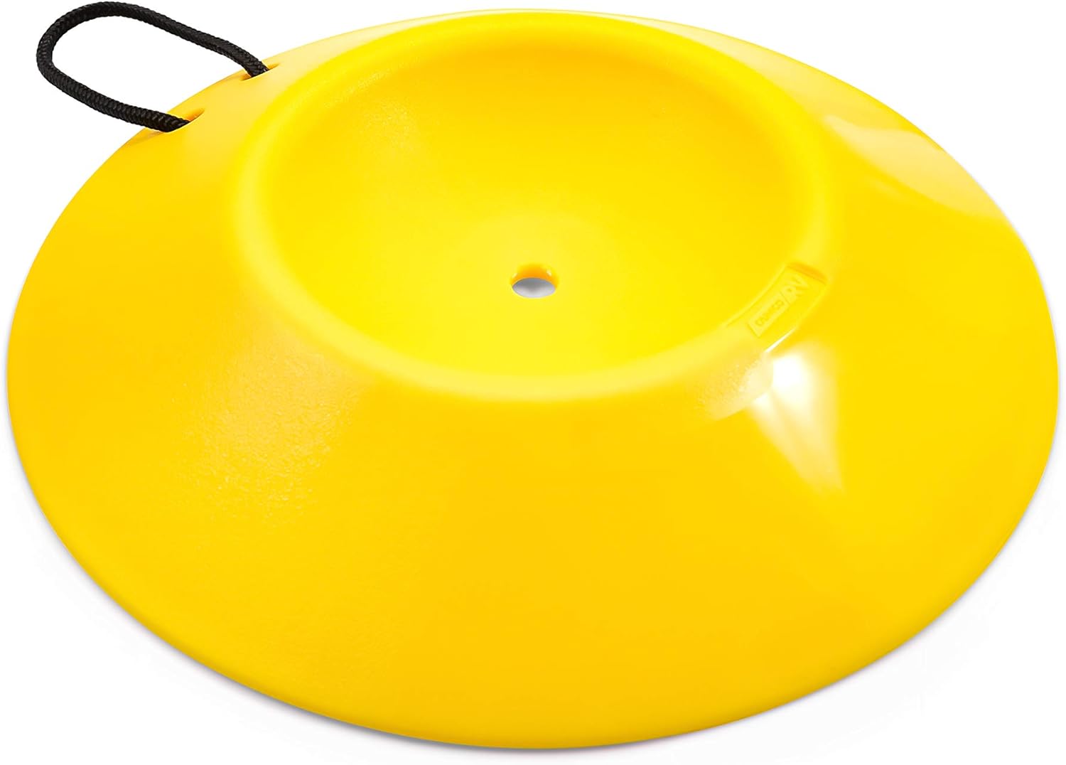 Camco Heavy Duty Wheel Dock with Rope Handle - Helps Prevent Trailer Wheel from Sinking Into Dirt or Mud, Easy to Store and Transport (44632), Yellow: Automotive