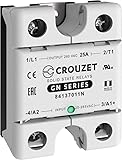 CROUZET Relay, SSR, Gn, Single Phase, Panel