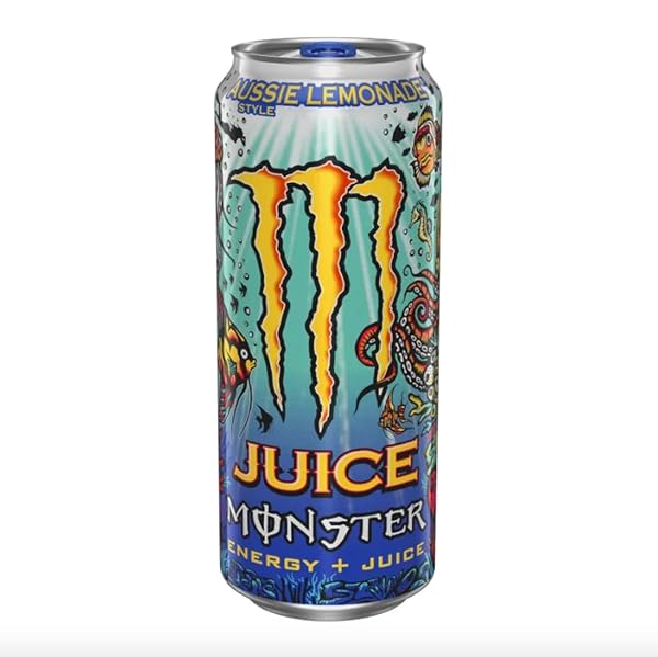MONSTER ENERGY DRINKS, MONSTER ENERGY DRINK AUSSIE LEMONADE STYLE, 16 OUNCE