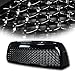 VXMOTOR for 2007-2009 Toyota Tundra Black TR-Sport Mesh Front Hood Bumper Grill Grille Cover ABS
