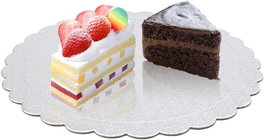 Tebery 30 Pack 10 Inch Silver Cake Boards, Reusable Cake Circles Cake Base Cardboard - Image 5