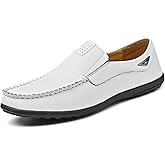 LUODENGLANG Loafer Premium Genuine Leather Men's Casual Shoes Slip On Mens Driving Penny Loafers for Men Lightweight Breathable
