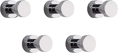 bgl Round Copper Wall Hooks Set 5 Modern Minimalist Heavy Duty Coat Bathroom