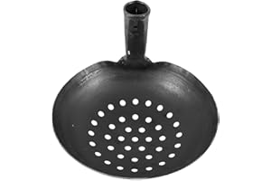 Toyvian Heavy Duty Iron Sewer Cleaning Spoon Multipurpose Garden Gutter Scoop for Muck Removal Leaf Cleaning