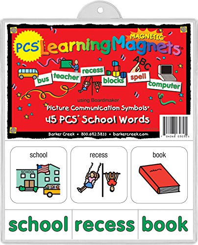 Barker Creek - Office Products Learning Magnets, 45 Pieces School Words (LM-3030)