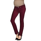 Hybrid & Company Super Comfy Stretch Women's Maternity Bootcut Jeans with Real Pockets