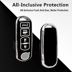ShuDay Key Fob Case Cover Compatible With Mazda