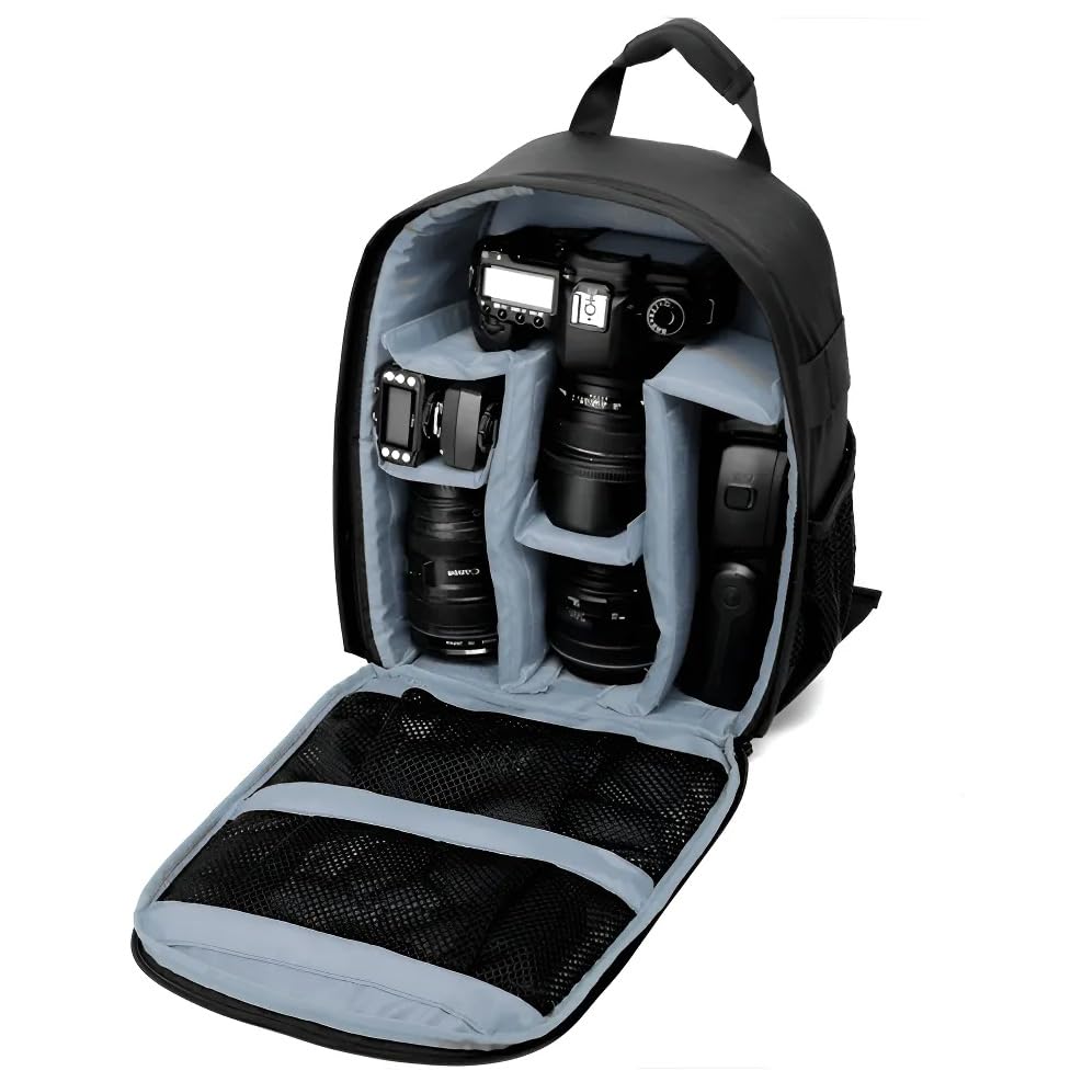 Bolsa para câmera, mochila para para fotógrafos, bolsa para à prova d'água，aplica-se a câmeras DSLR, flashes, tripés, laptops, lentes e acessórios