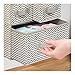 mDesign Fabric Over Closet Rod Hanging Storage Organizer with 7 Open Cube Shelves and 3 Removable Drawers for Bedroom, Nursery, Closet - Holds Clothes, Diapers - Spira Collection -Taupe/Natural