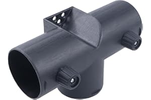 ZTUOAUMA 60mm T-Piece Diesel Heater Duct Connector Adjustable Air Vent Hose Connector Valve Flap Compatible with Eberspacher Webasto Propex 2KW Air Diesel Parking Heaters