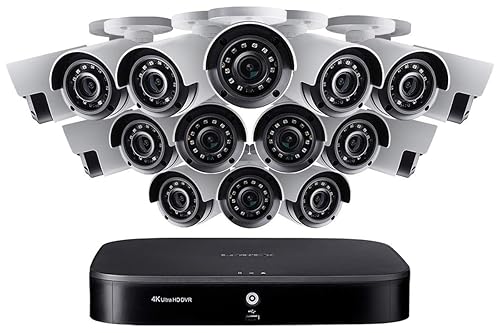 Lorex 4K Security Camera System, Indoor/Outdoor Analog Wired