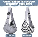 Adiwo Puppy Carrier Reversible Hands-Free Dog Sling Small Medium Pets Carrier view 4