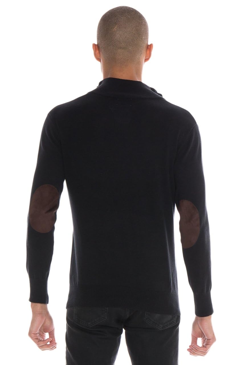 Montibello Com Sporting Goods Sports Outdoors Small Alma Mater Ncaa Purdue Boilermakers Mens Quarter Zip Sweater Black